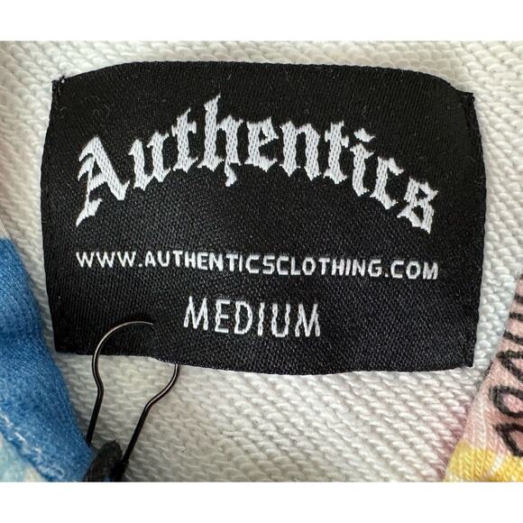 Authentics Color Block Hoodie Original Authentic Pastel Men Size Medium NWTs - Picture 5 of 9